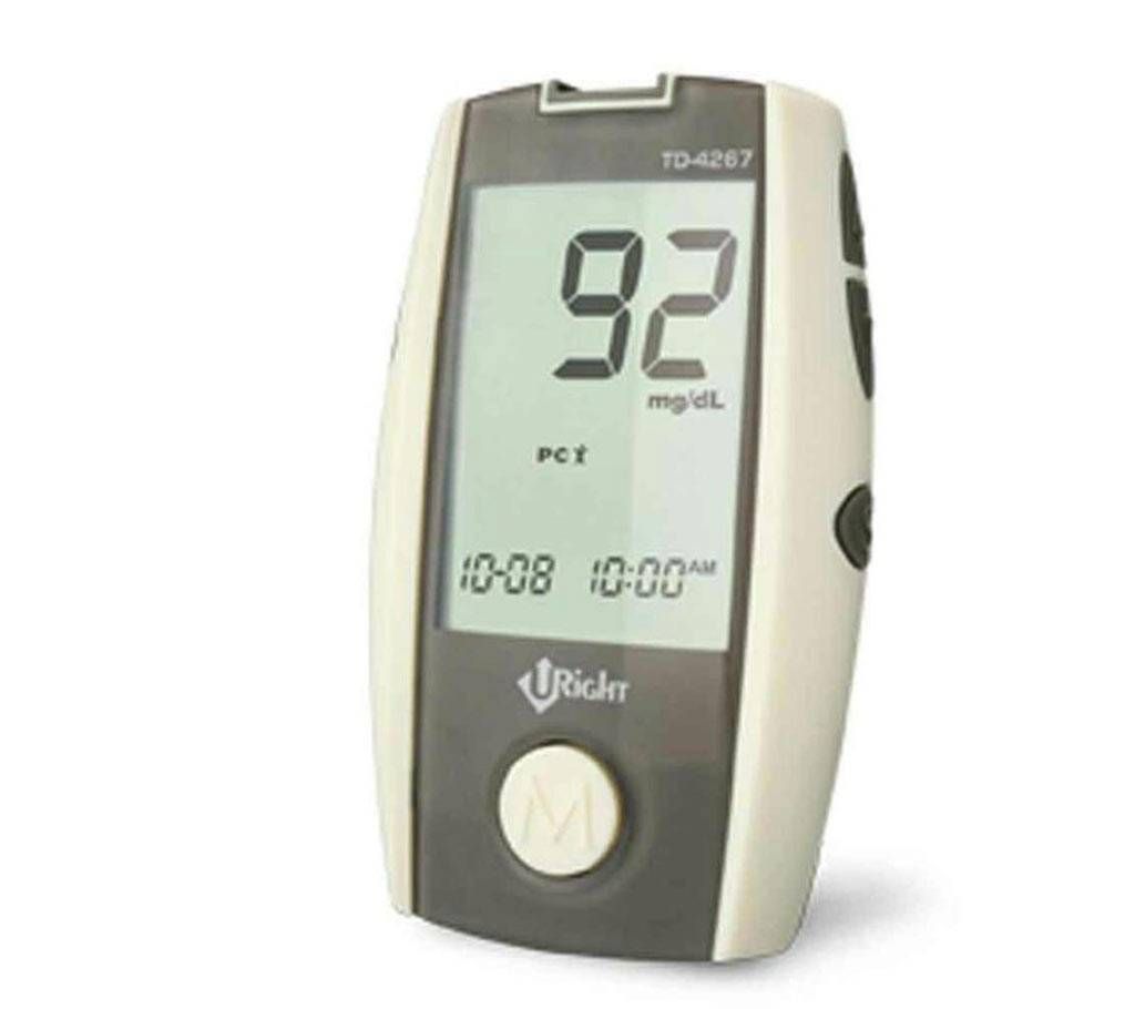 URight Blood Glucose Monitoring Machine (Model: TD- 4267)