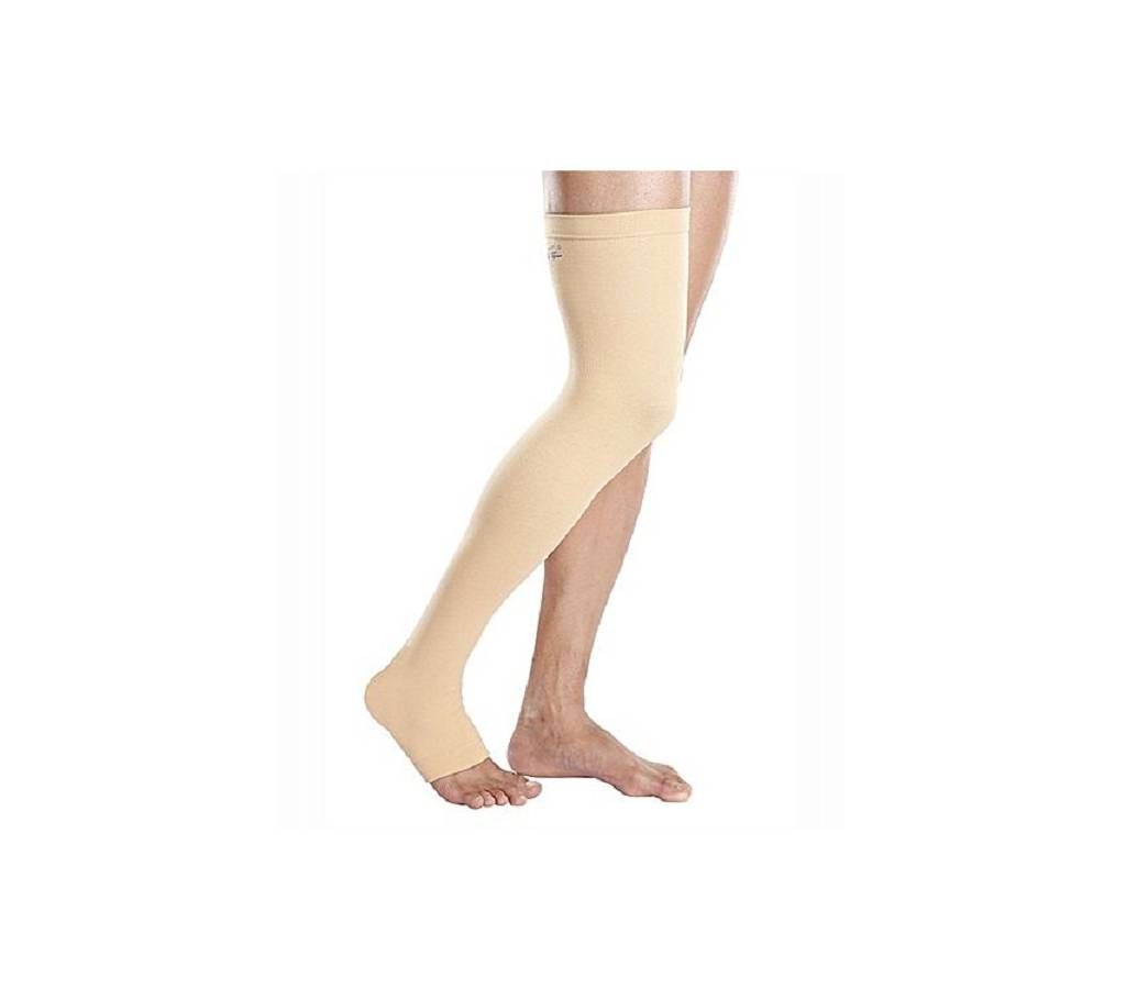 Compression Stocking Mid Thigh Off White