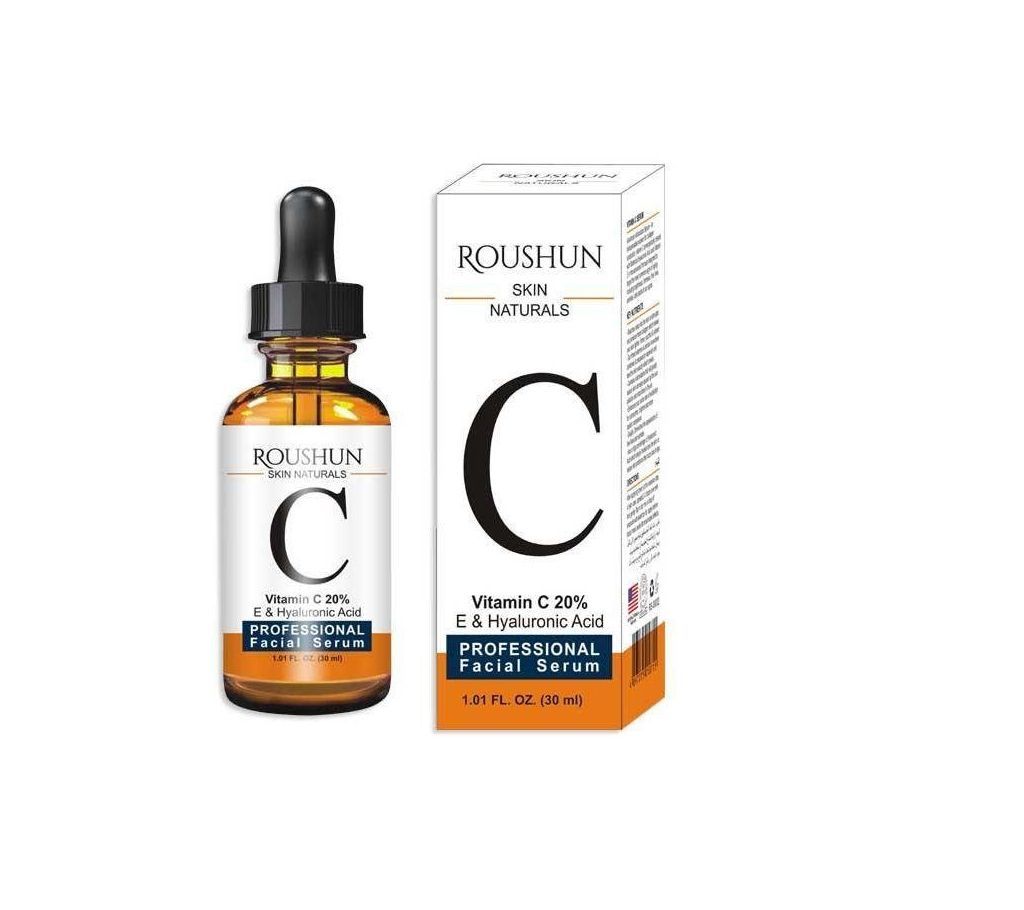Vitamin C Serum Hyaluronic Acid - Anti Aging 20% Vit C Face Cream with All Natural Ingredients Facial Skin Serum Dark Spot Acne Remover