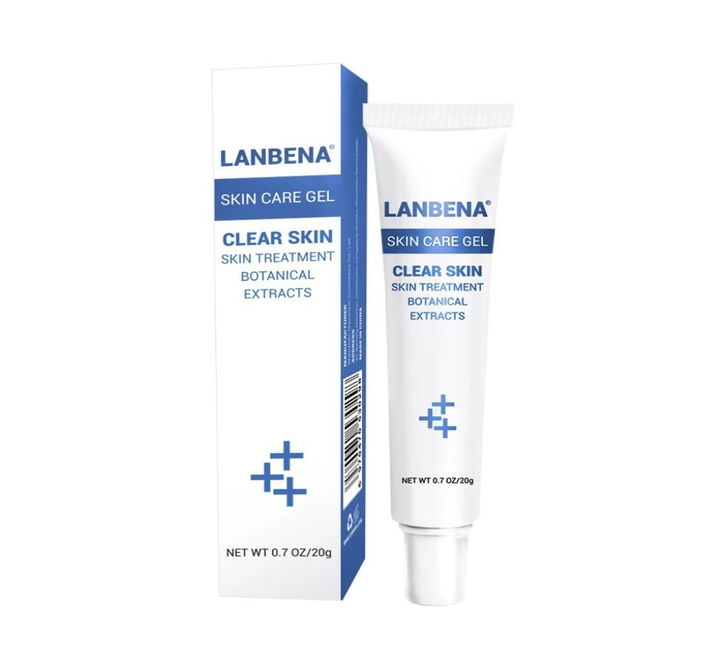 Lanbena Skin Care Gel Clear Skin Treatment Botanical Extracts Acne Cream Acne Spots Face Acne Scars Skin Care Repair Pimple Remove Cream-20g-Bangladesh