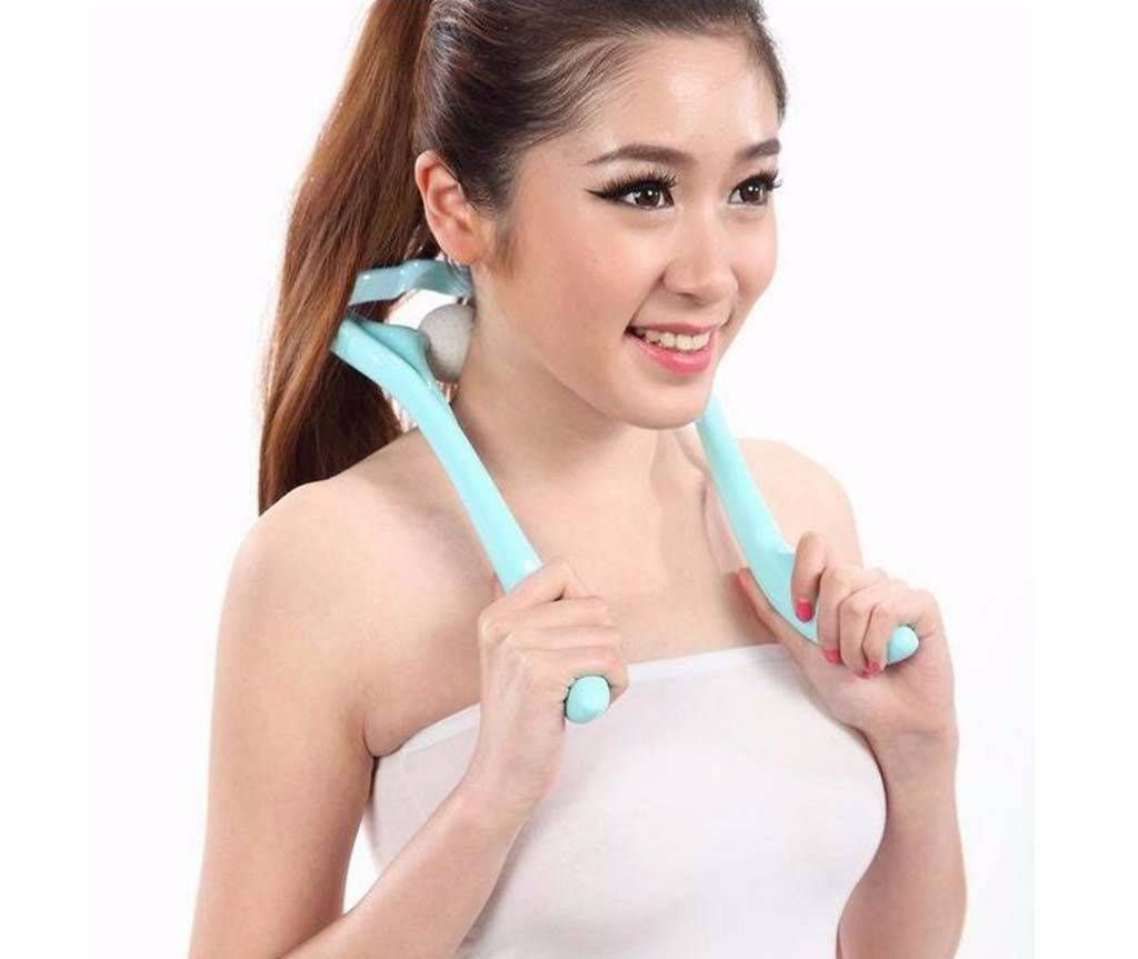 Manual neck massager