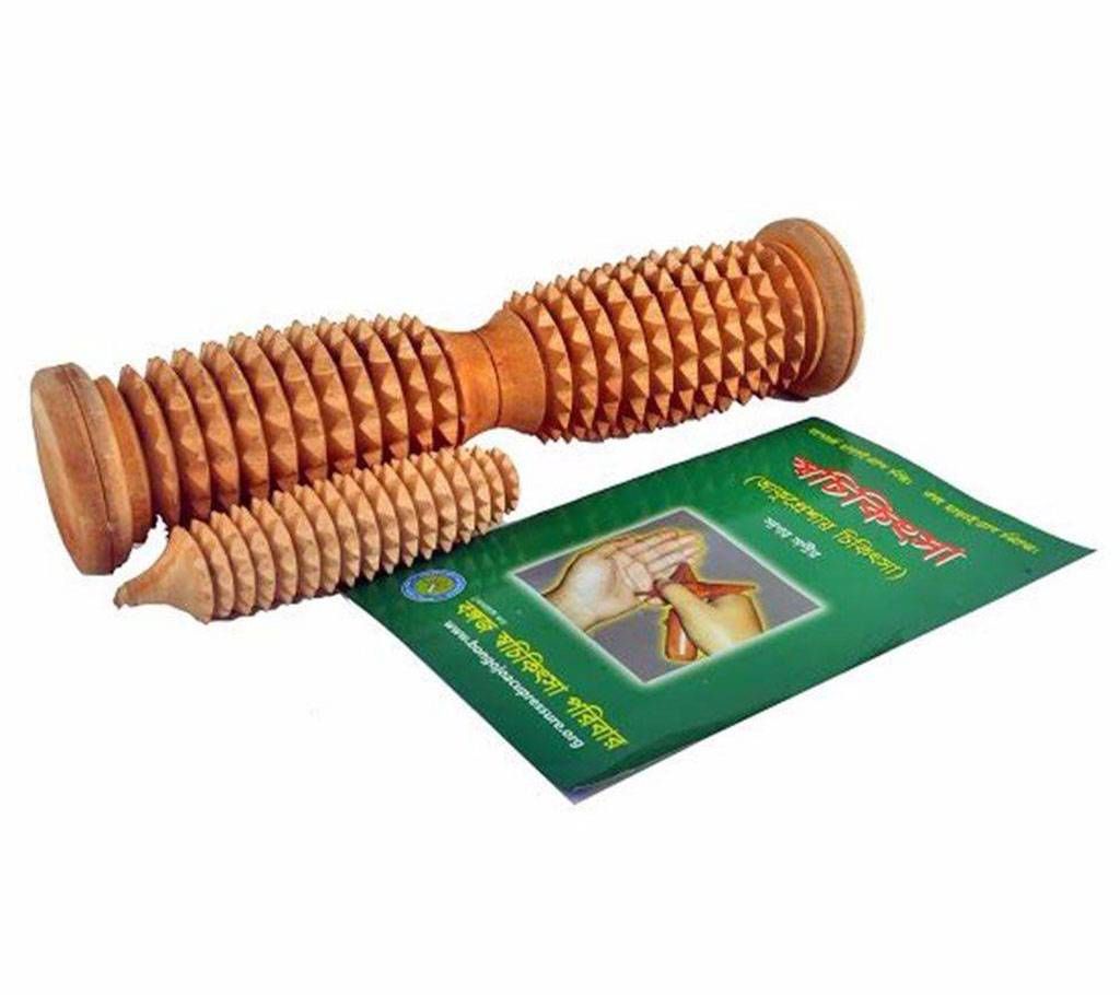 Wooden foot & hand massager set 