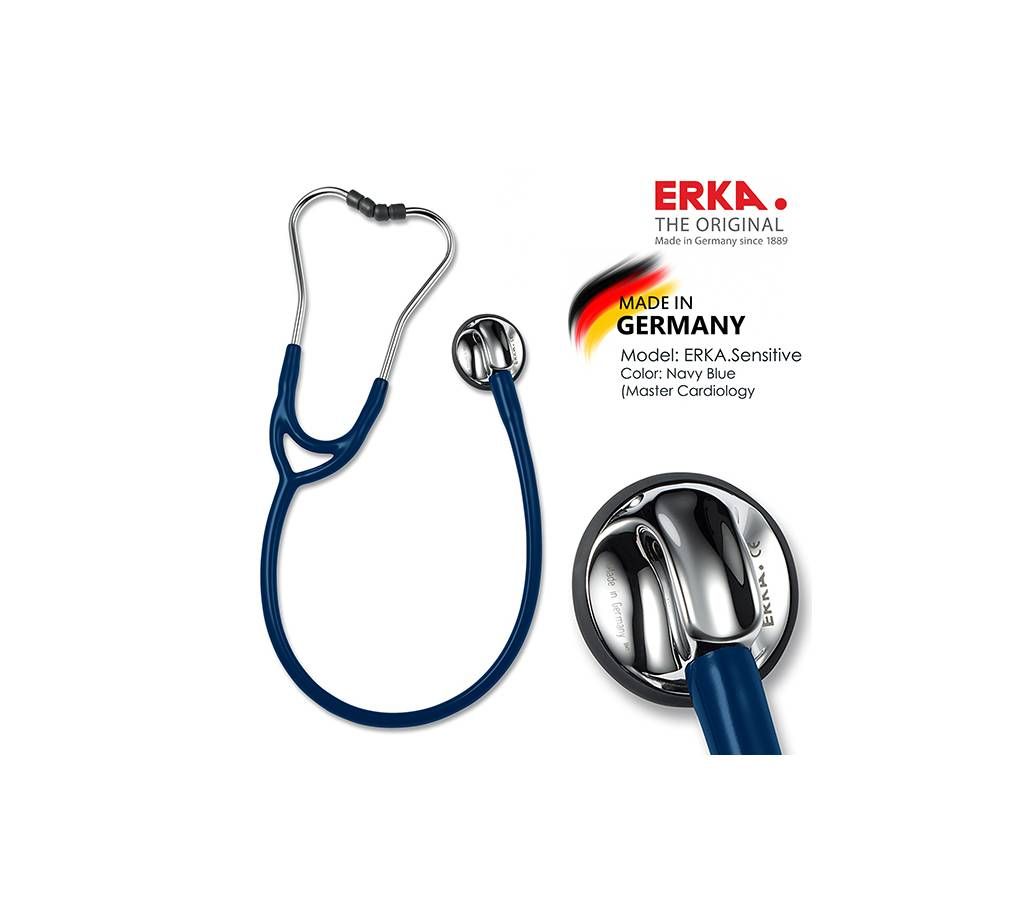 ERKA. SENSITIVE, Master Cardiology Stethoscope, Navy Blue