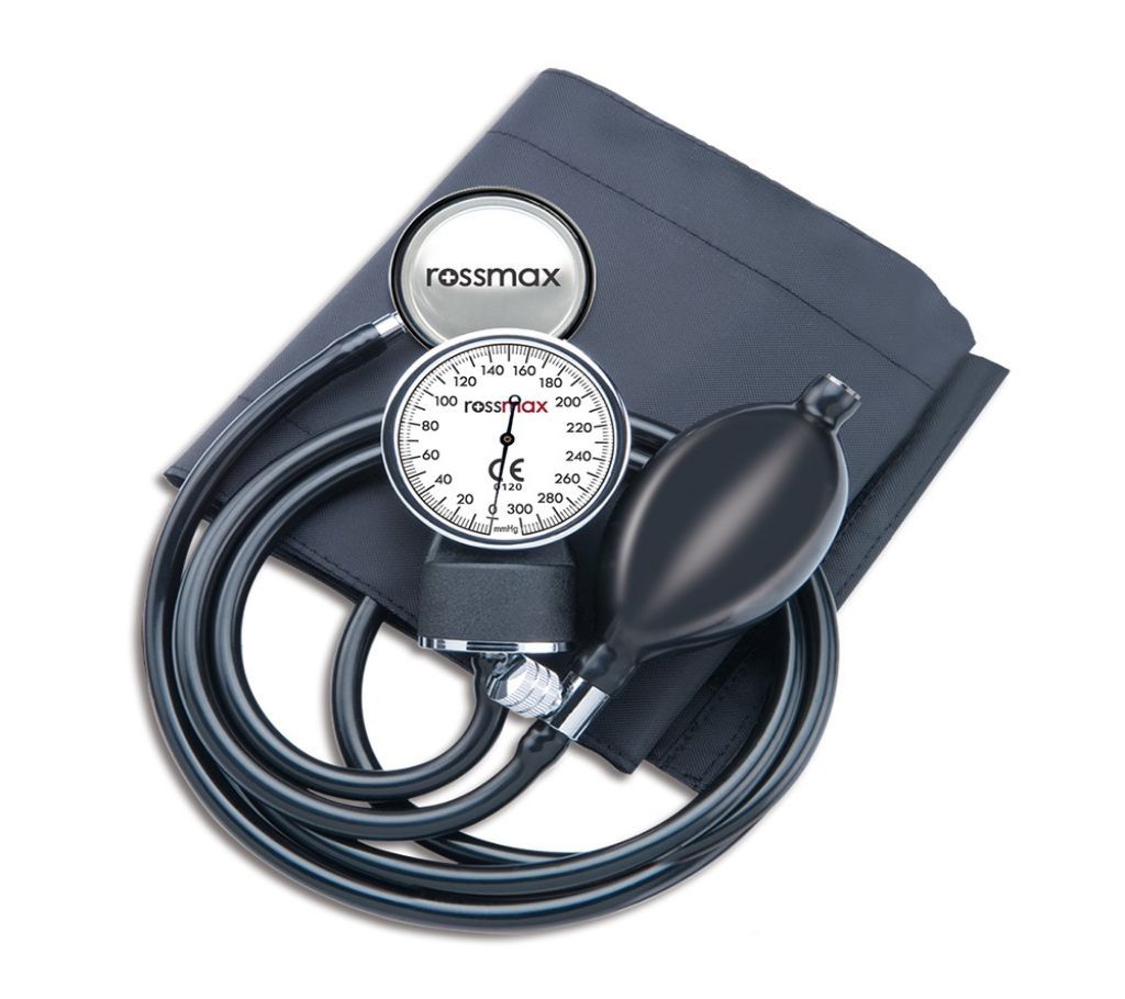 Rossmax Aneroid Sphygmomanometer with Single Head Stethoscope GB102