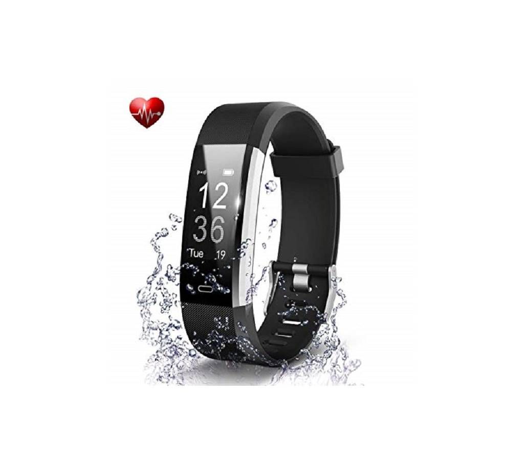 ID115 Plus Smart Bracelet Bluetooth Fitness Activity Tracker Heart Rate Monitor
