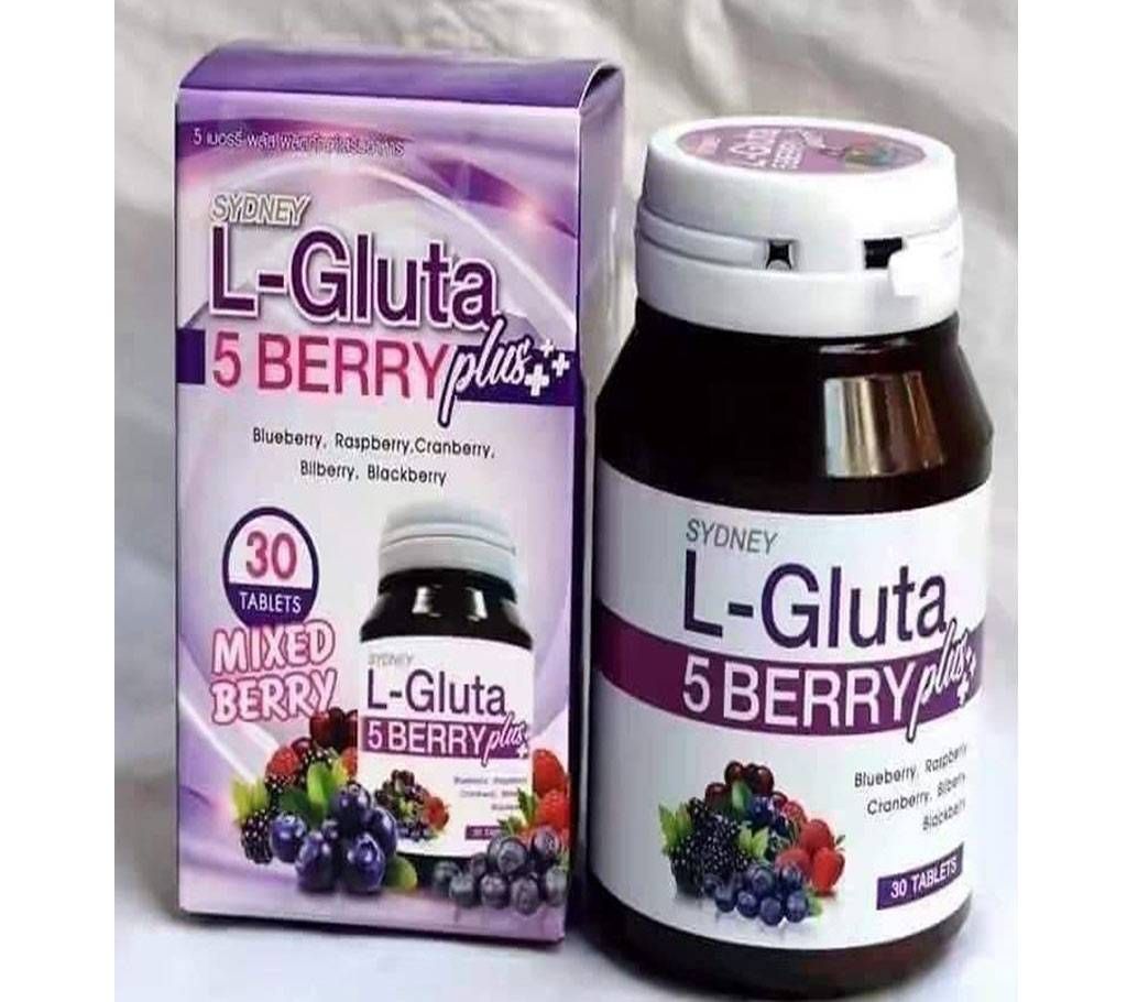 L - GLUTA 5 BERRY PLUS VITAMIN CAPSUL 30 PIECE CAPSULE  THAILAND