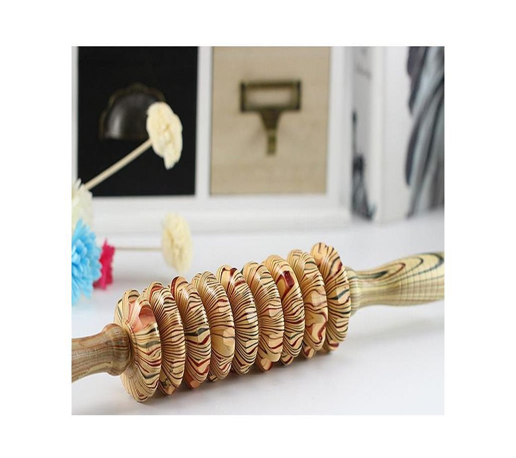 Wooden Back roller Massager