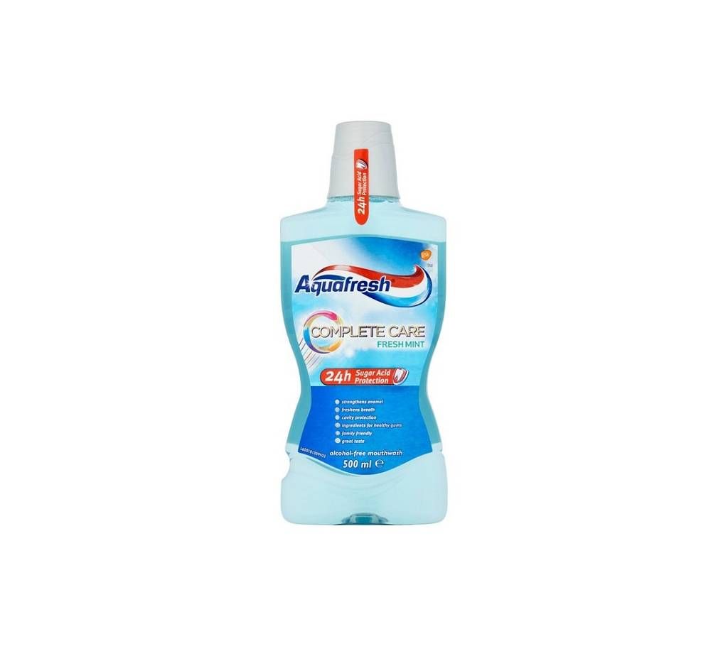 Aquafresh Mouthwash Complete Care Fresh Mint UK
