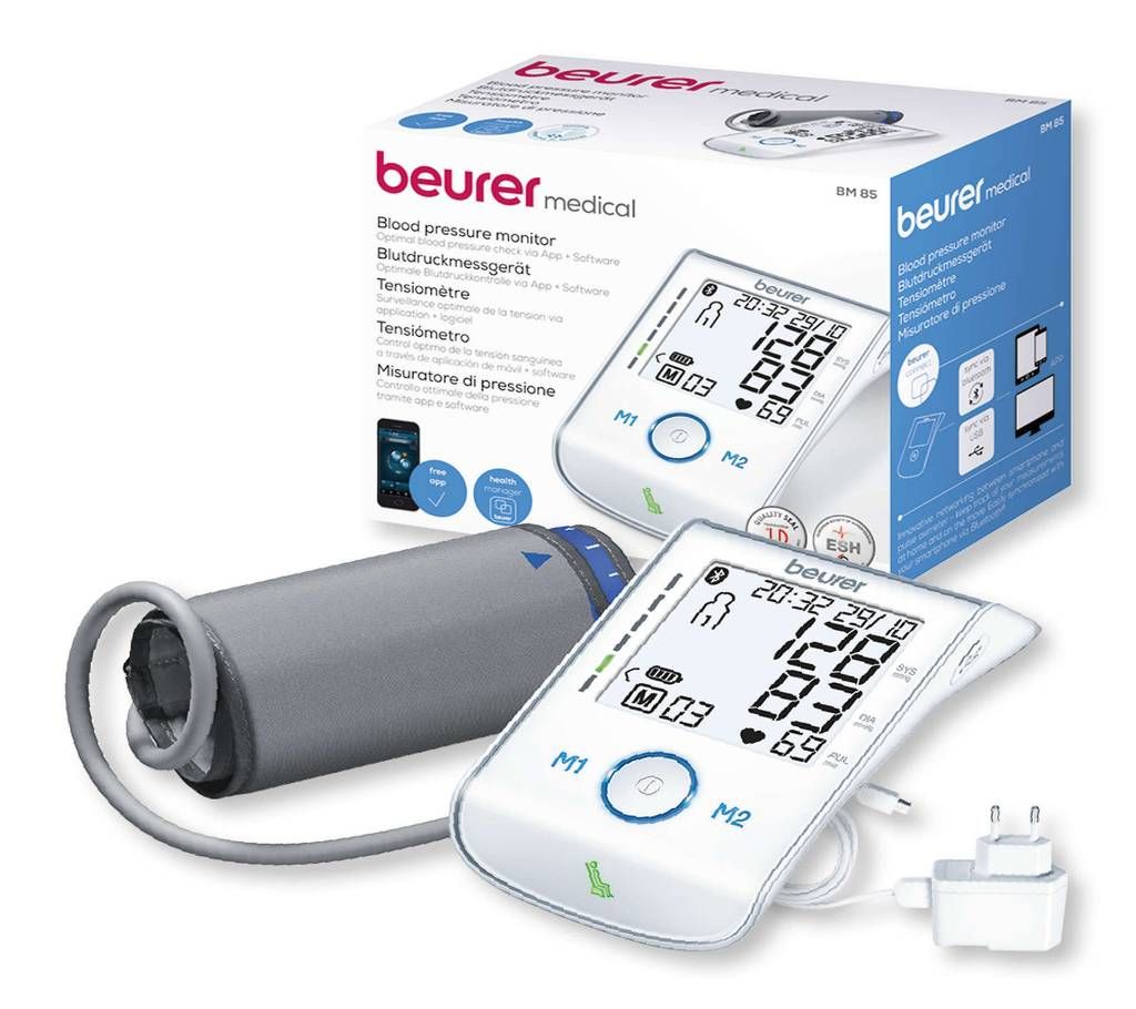 Beurer BM 85 Bluetooth Upper Arm Blood Pressure Monitor