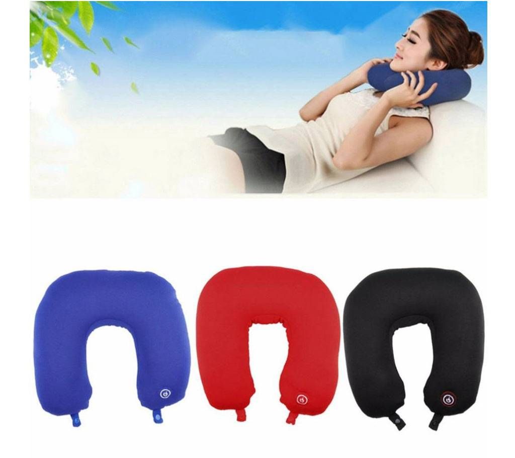 Vibating Neck Massager Travel Pillow 
