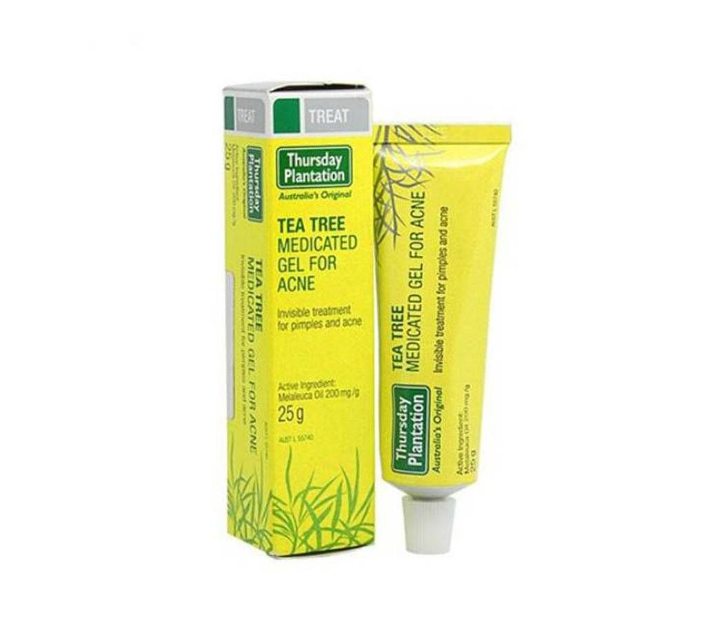 Tea Tree Medicated Gel for Acne Treatment 25g - Australia  