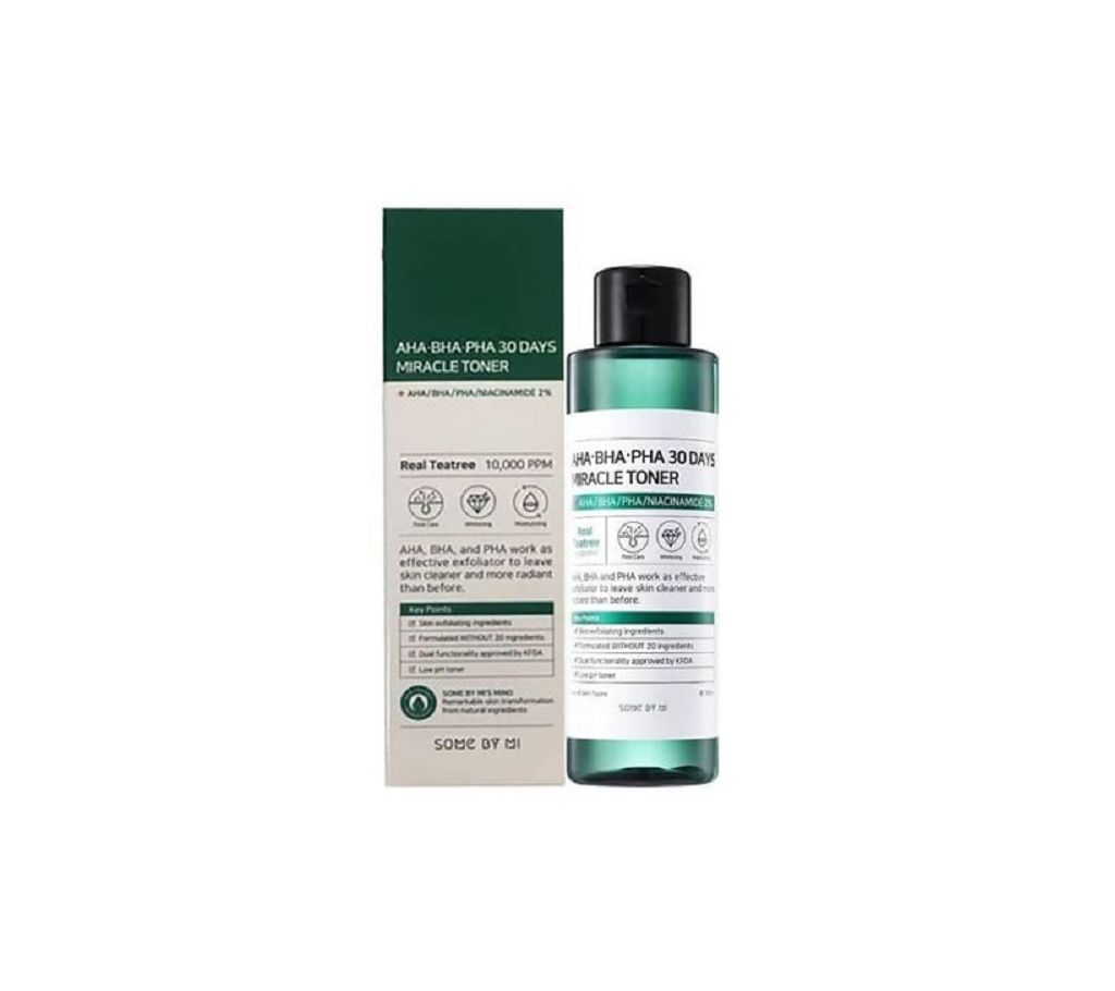 100% Original Korean Some By Me AHA BHA PHA 30 Days Miracle Toner (150ml)