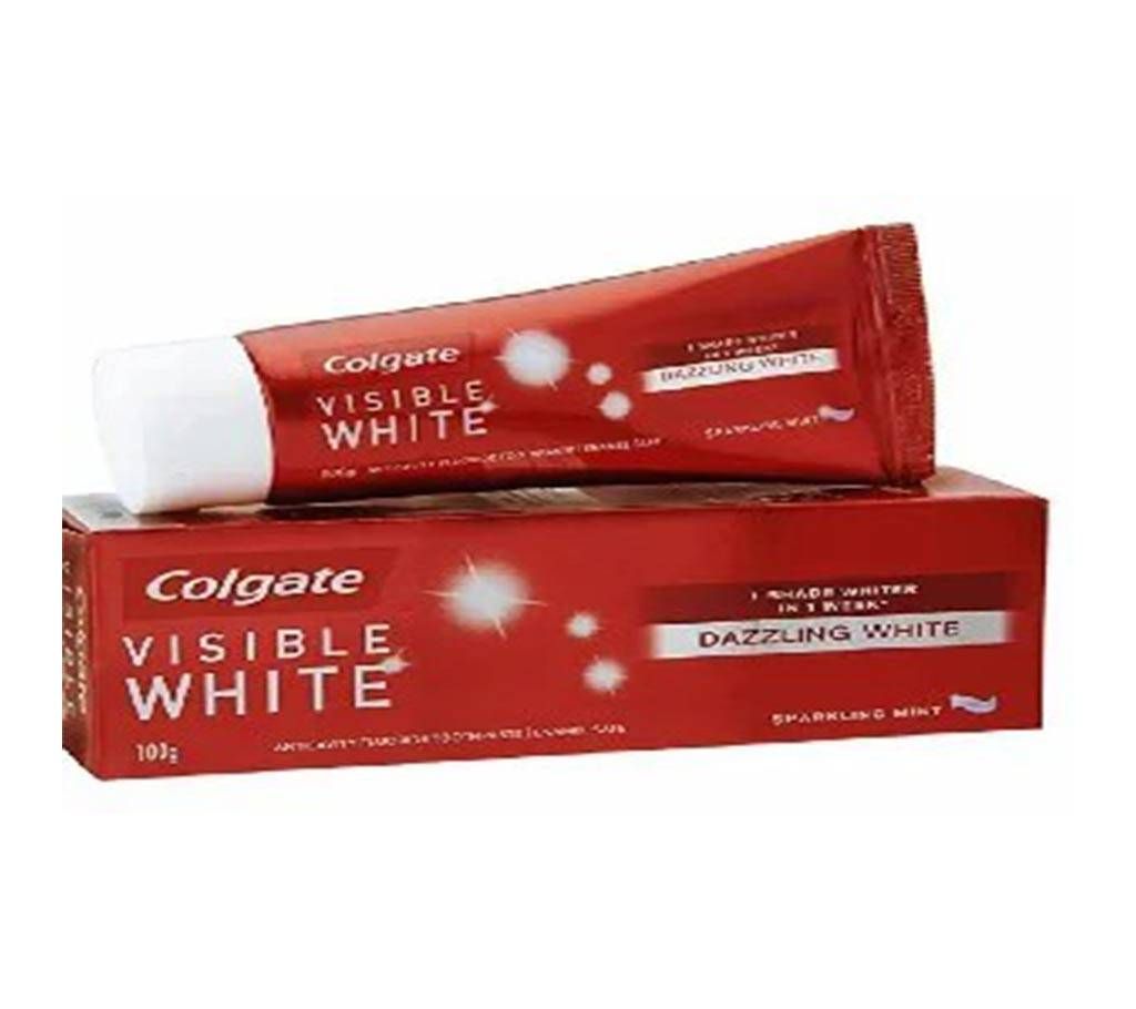 Colgate Visible White Toothpaste -100gm - HGJ - 42- 7ACI-316143 