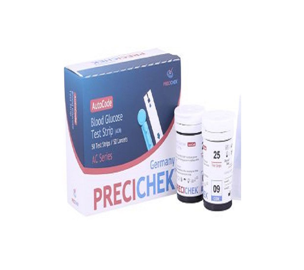 Precichek AutoCode Blood Glucometer Test Strip  50 strips