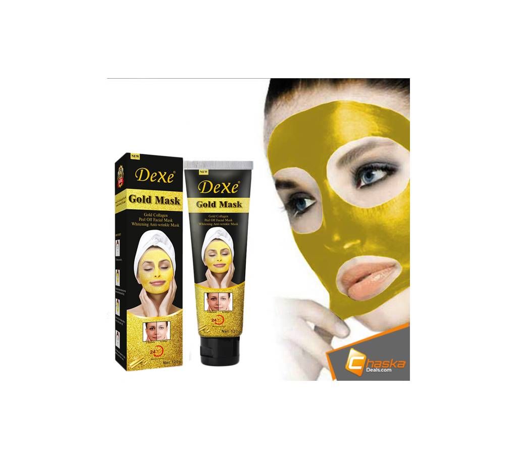 Dexe Gold Mask For Whitening Anti-Wrinkle Mask 120g