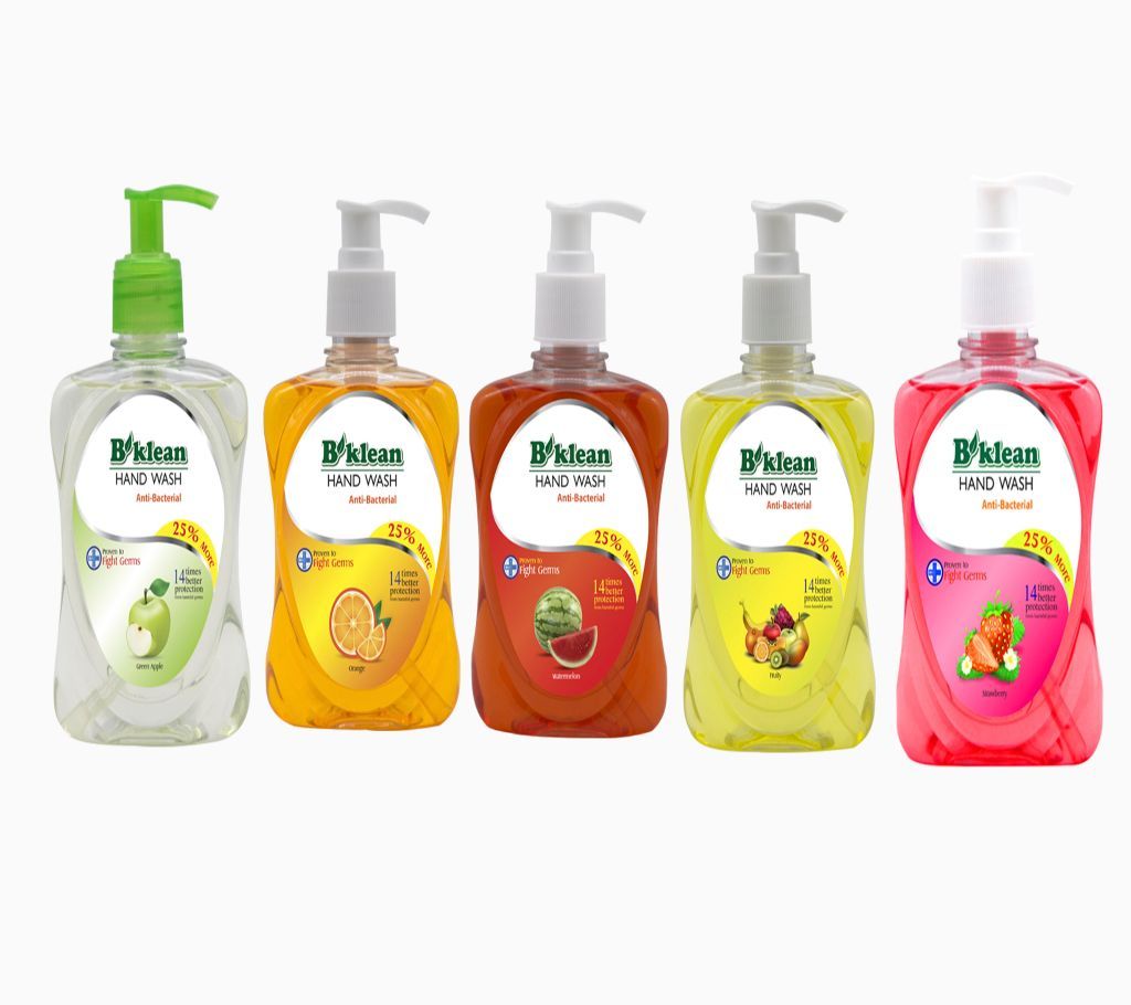 Bklean Liquid Hand Wash 250 ml (6 Pcs)