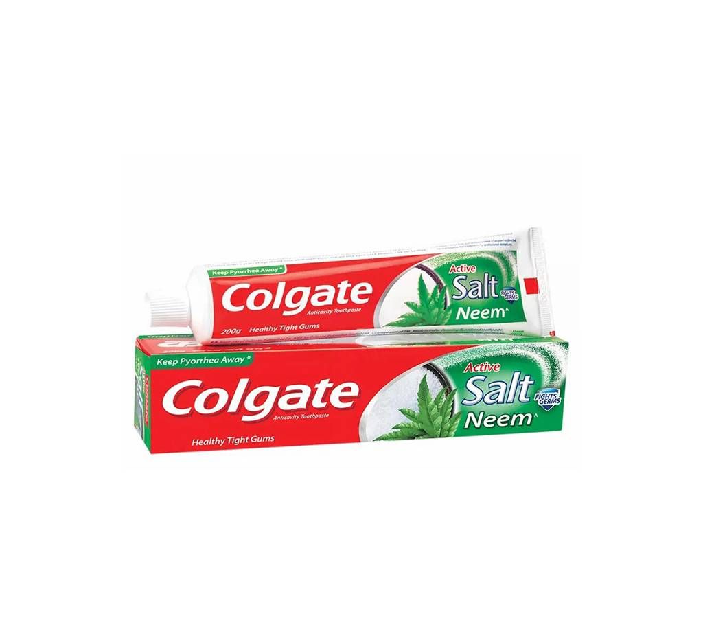 Colgate Active Salt Neem Toothpaste -200gm - HGJ - 41- 7ACI-316141 