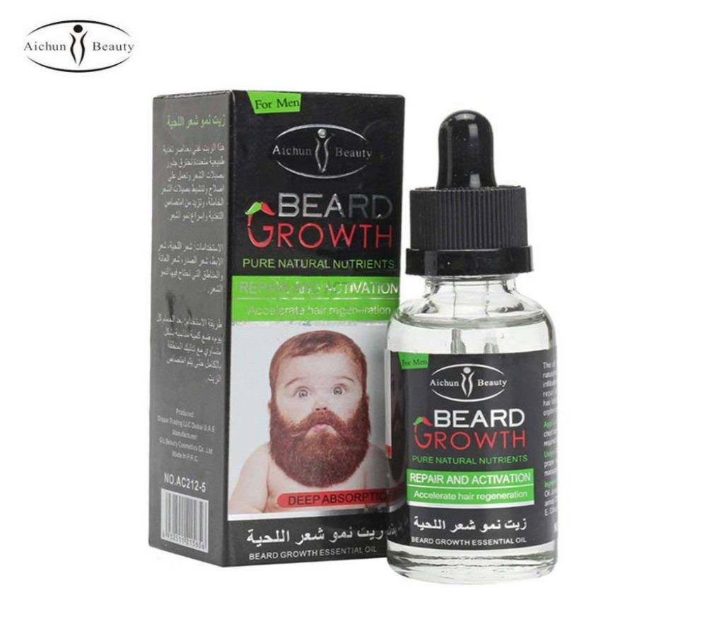 Beauty Beard Growth Essential Oil 30ml - Thailand