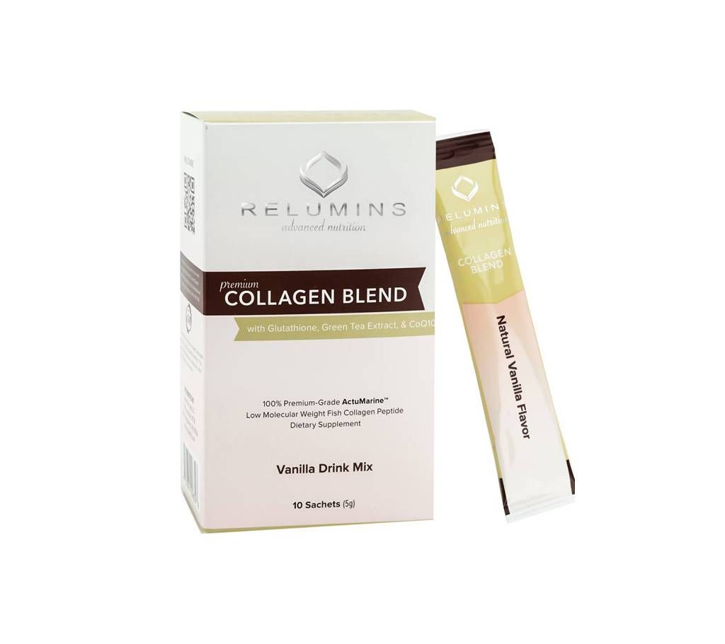 RELUMINS PREMIUM COLLAGEN BLEND- 10 Sachets(5g) - USA 