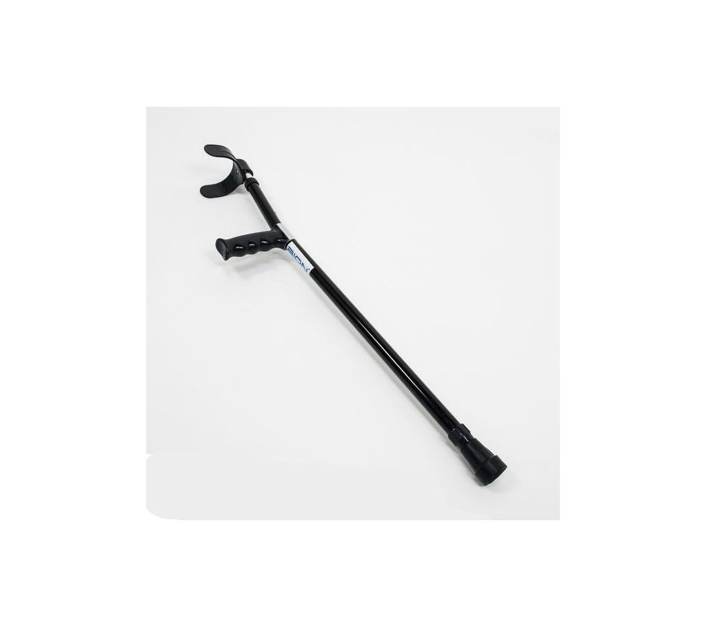 Elbow Crutch Stick Adjustable (Black & Ash)