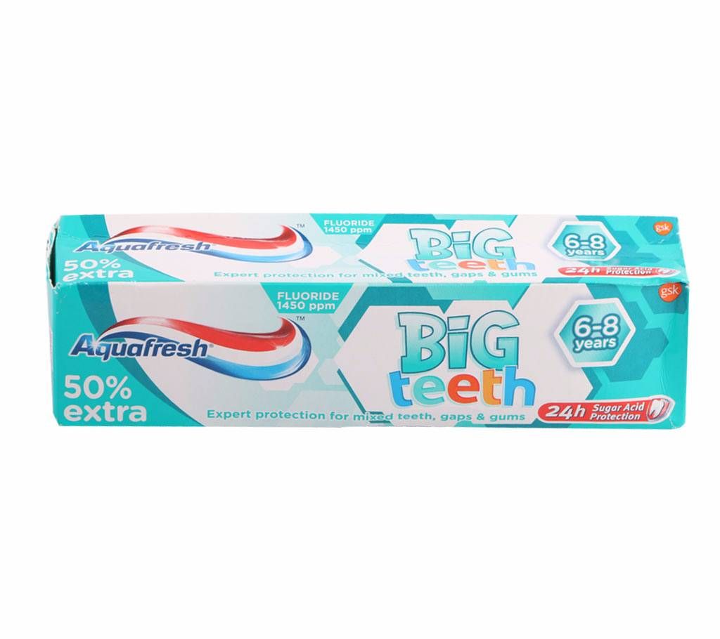Aquafresh big teeth toothpaste 