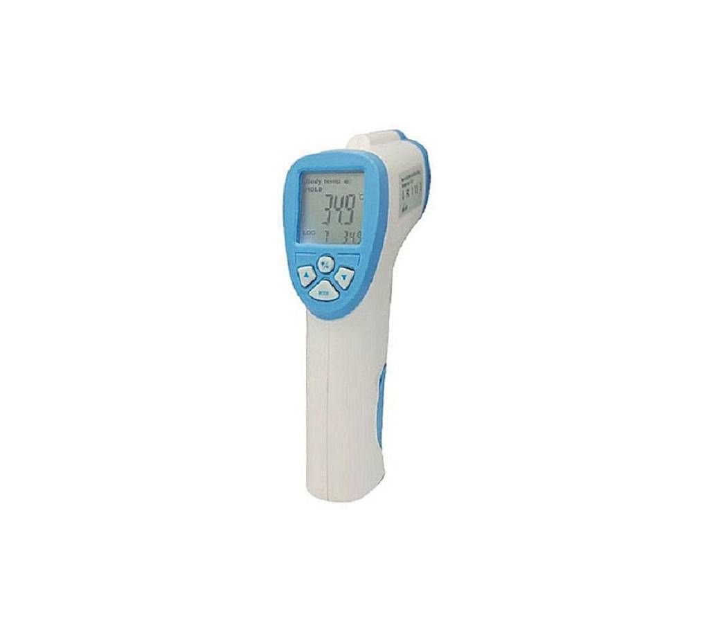 Non Contact Digital Infrared Thermometer - Blue and White