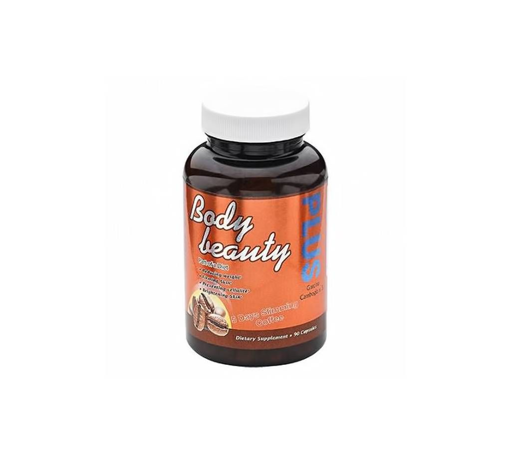 Body Beauty PLUS 5 Days Slimming Coffee Capsules- Most Advanced Slimming Formula Available - Anti-Cellulite