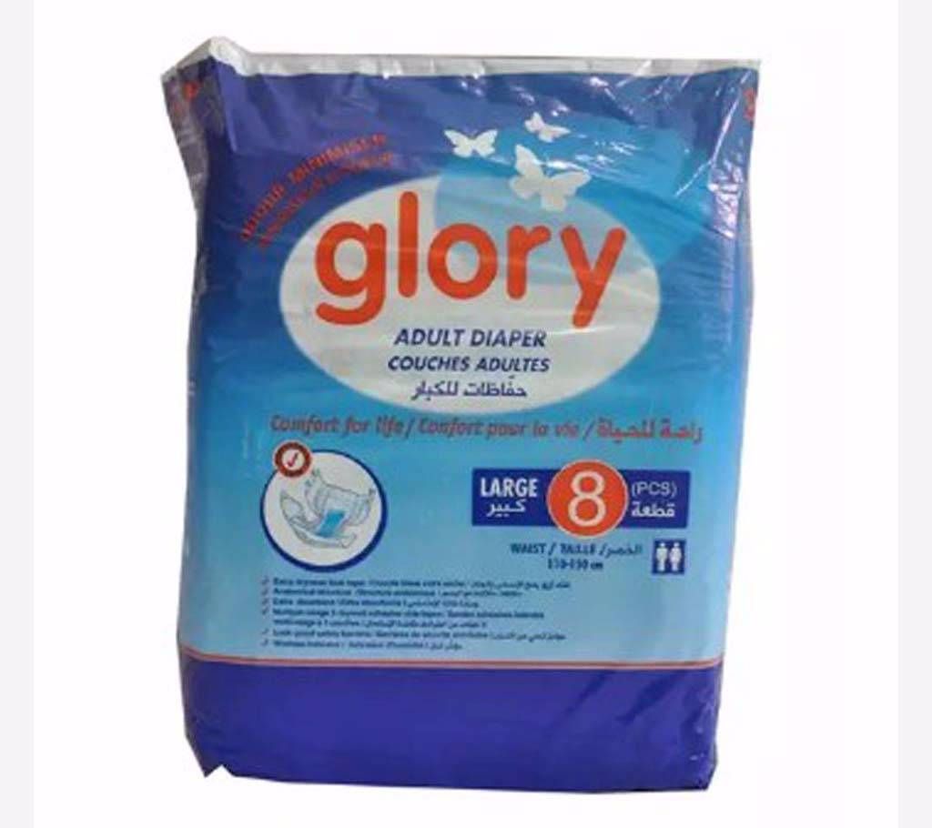 Glory Adult Diaper Large 8 Pcs