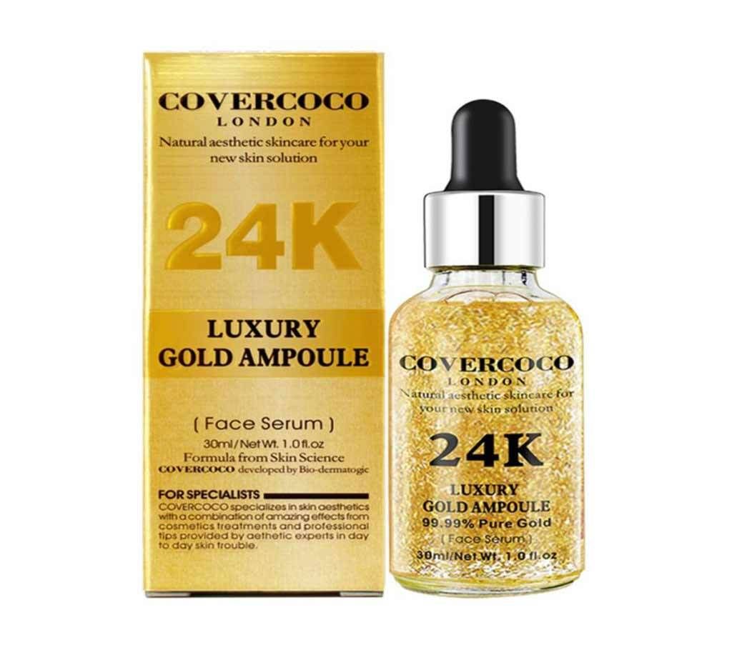 Covercoco London 24K Luxury Gold Ampoule 99.99%Pure Gold (face serum) 30m china