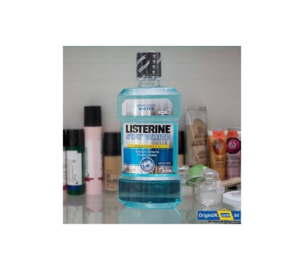 Listerine stay white mouthwash 500 ml - UK