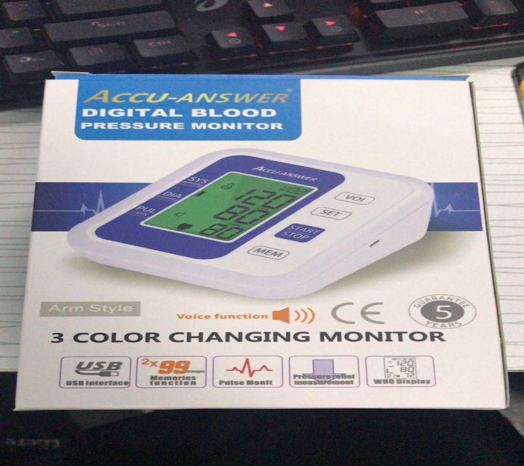 Accu Digital Blood Pressure Machine 