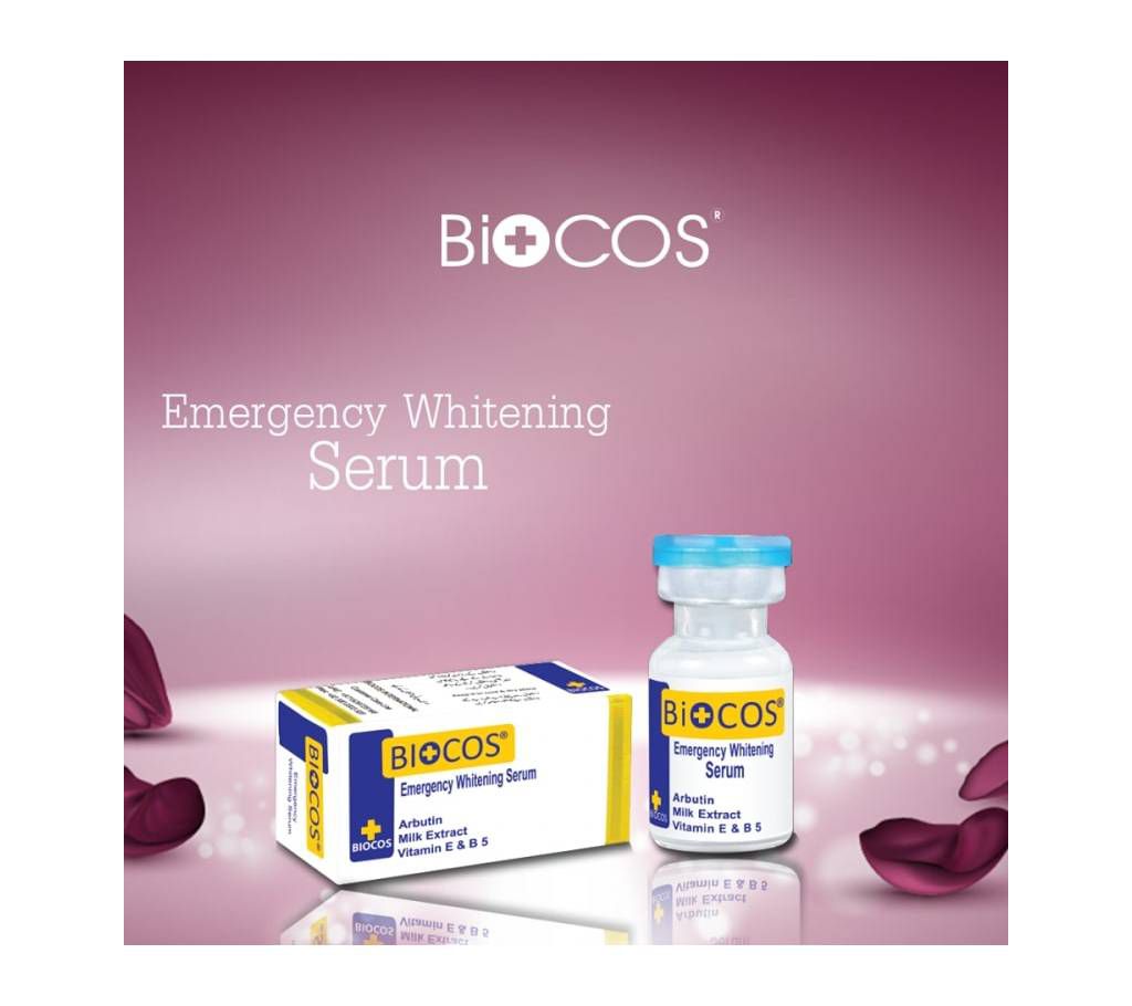 BioCos Emergency whitening serum For Men And Women 10g Dubai
