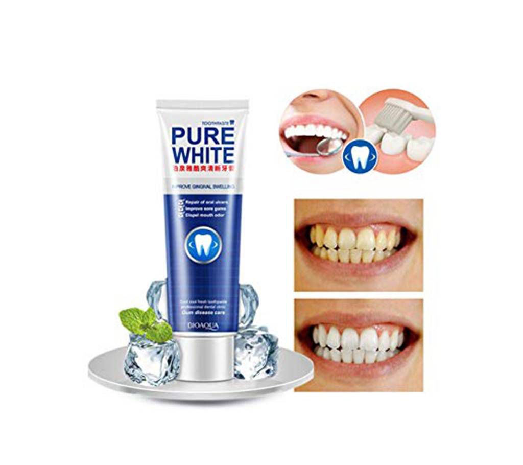 pure white toothpaste 120ml Chinese