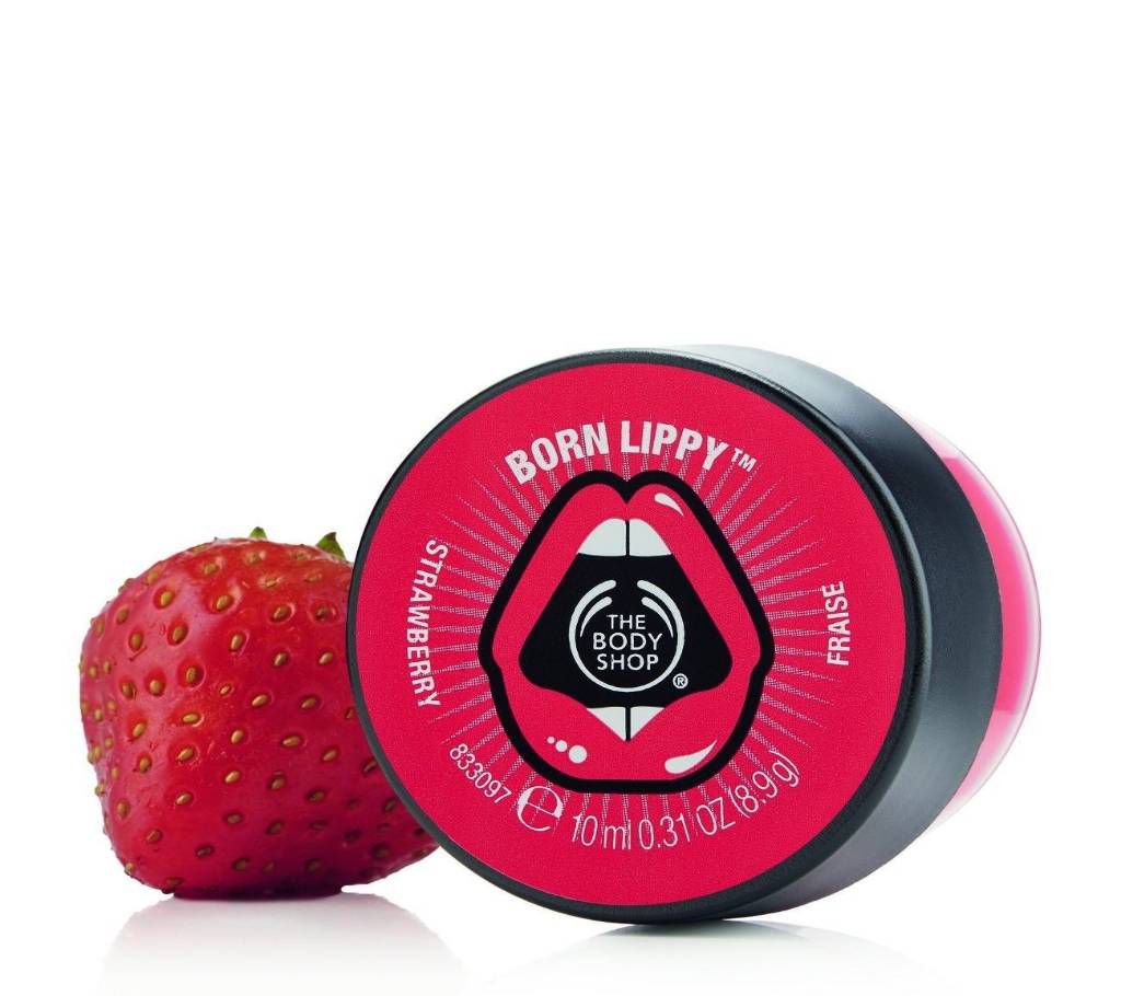 Born Lippy Pot Lip Balm Strawberry 10ml - UK