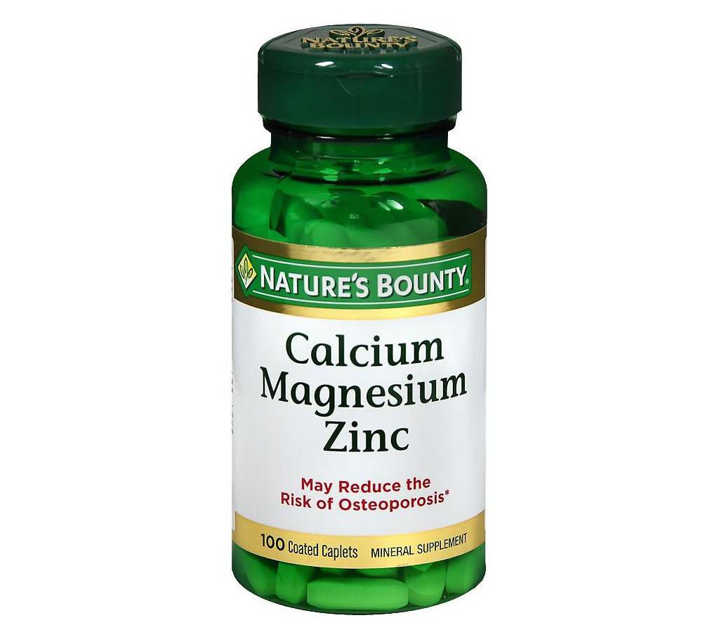 Calcium, magnesium,zinc 100 tablets