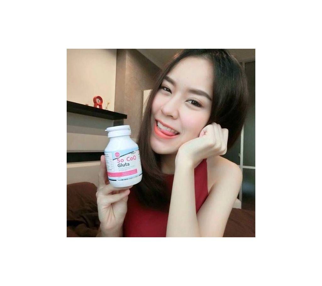 So CoQ Gluta Collagen Reduce Wrinkles Acne Whitening Skin - Thailand 