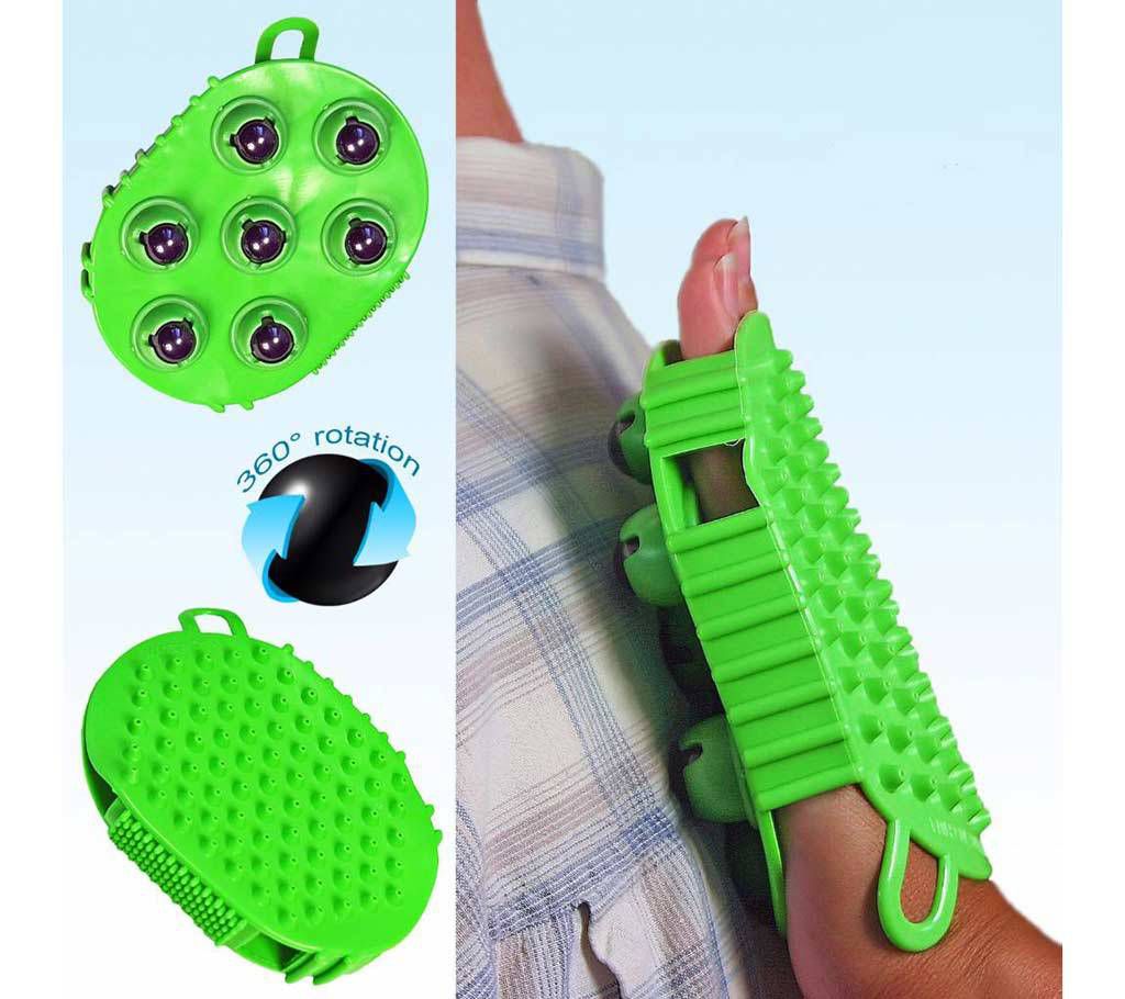 Massage Glove with Magnetic Rollers