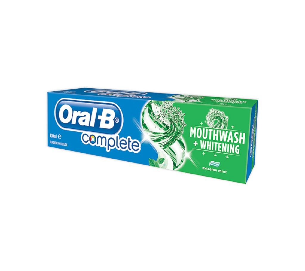 Oral-B complete  mouthwash + whitening toothpaste -100ml London