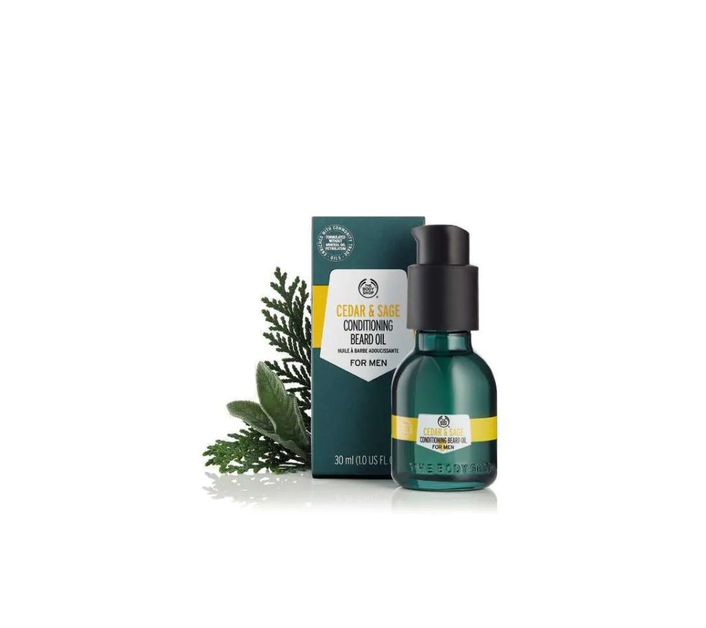 Cedar & Sage Conditioning Beard Oil For Men 30ml (UK)
