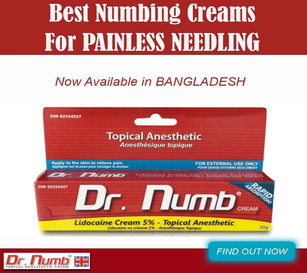Dr.Numb is the best selling Anesthetic cream on the market today. Painless microneedilg for dermal procedure, Totally pain free!