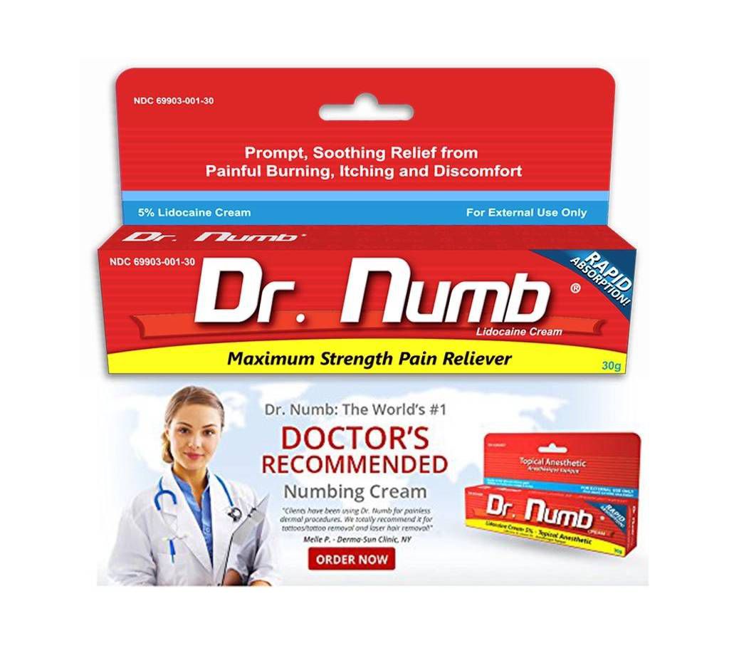 Dr.Numb is the best selling Anesthetic cream on the market today. Painless microneedilg for dermal procedure, Totally pain free!