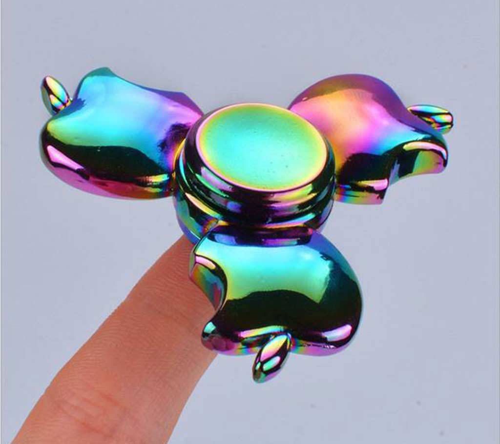 Rainbow Apple Fidget Spinner Stress Reducer Toy 