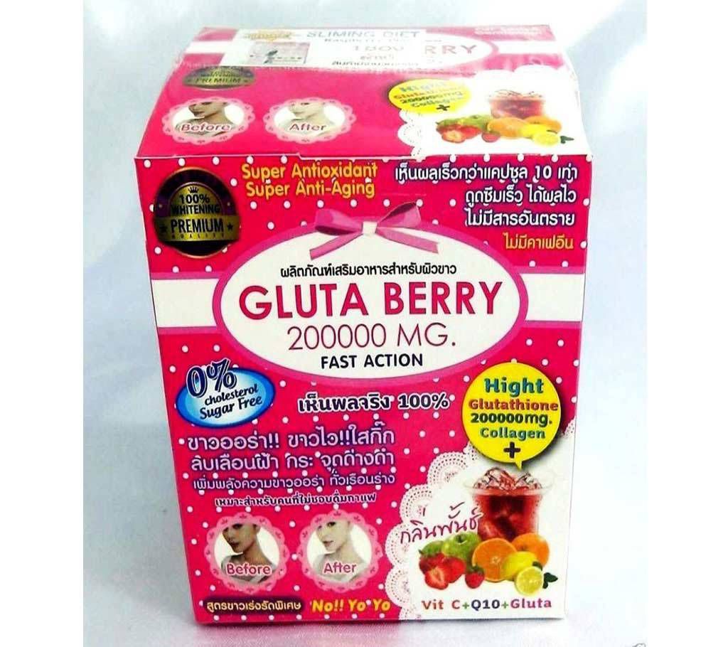 GLUTA BERRY 200000 mg  Whitening  drink (Thailand)