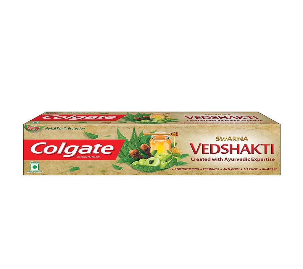 Colgate Swarna Vedshakti Toothpaste -200gm - HGJ - 44- 7ACI-316116