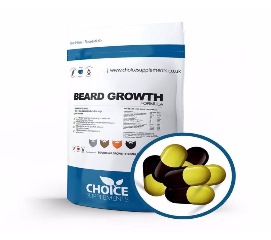 Beard growth tablet (UK)