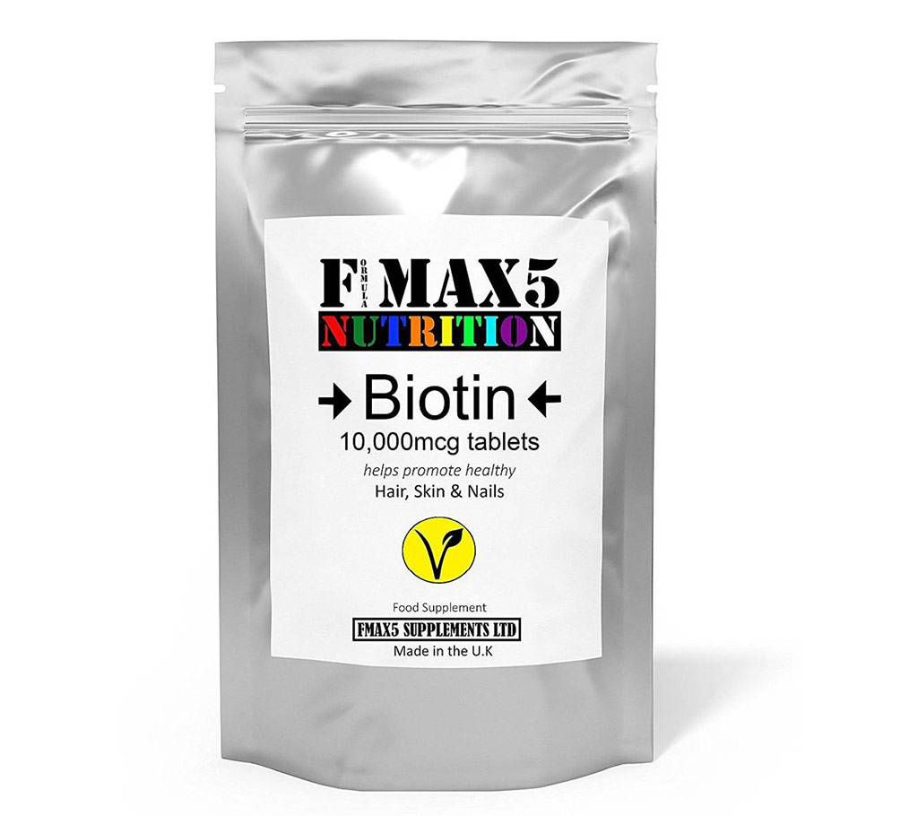 Biotin Hair Growth Vitamins 10000MCG Tab