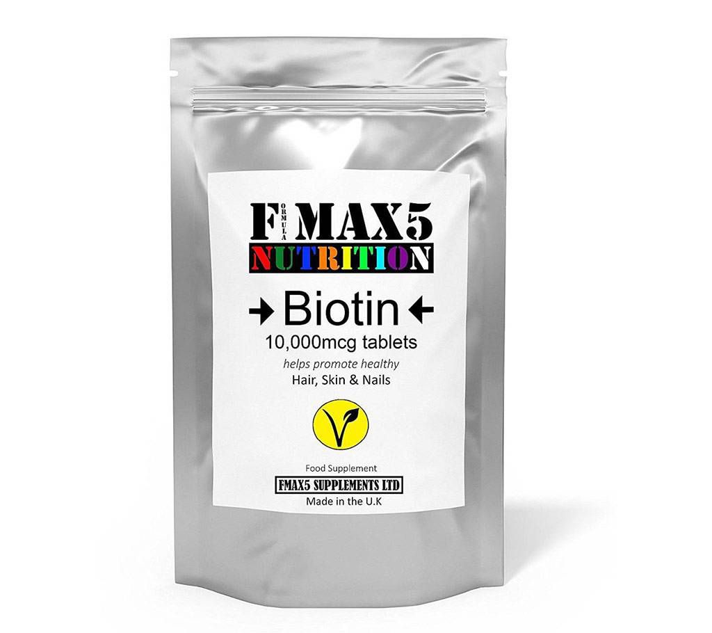 Biotin Hair Growth Vitamins 10000MCG Tab
