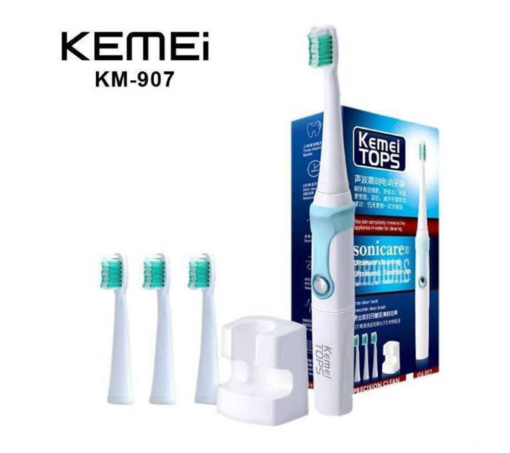 Kemei KM-907 Electric Waterproof Toothbrush 