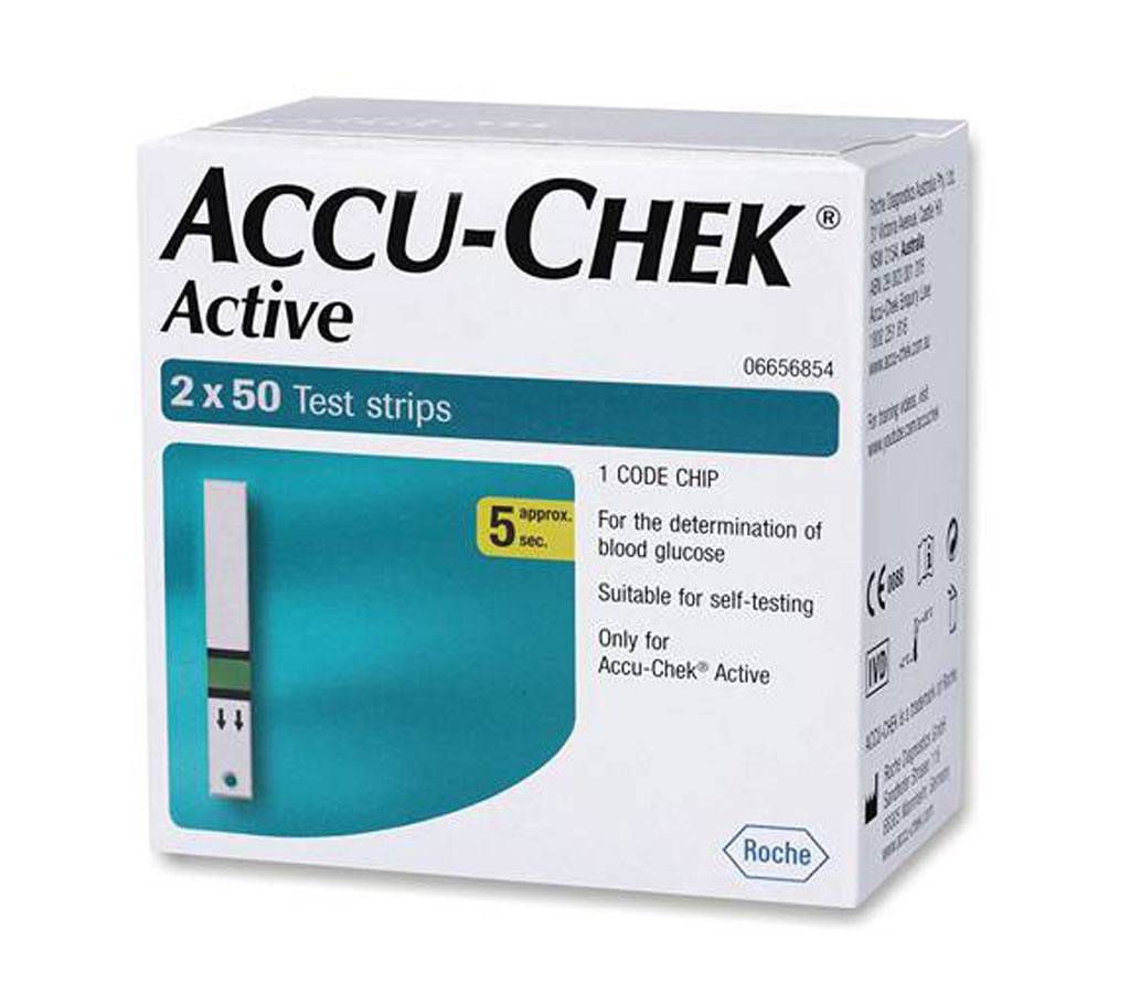 Accu Chek Active 100pcs Strips