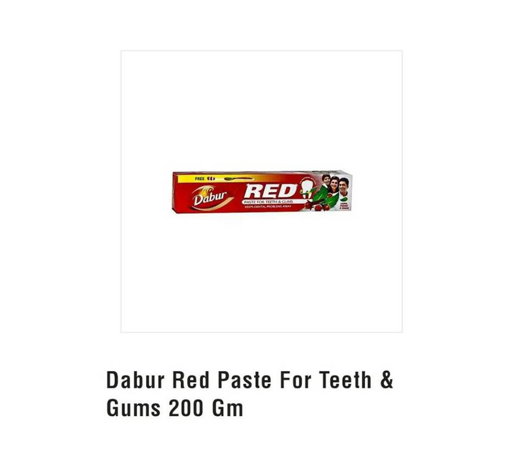 Dabur Red Toothpaste Brush Free 200g